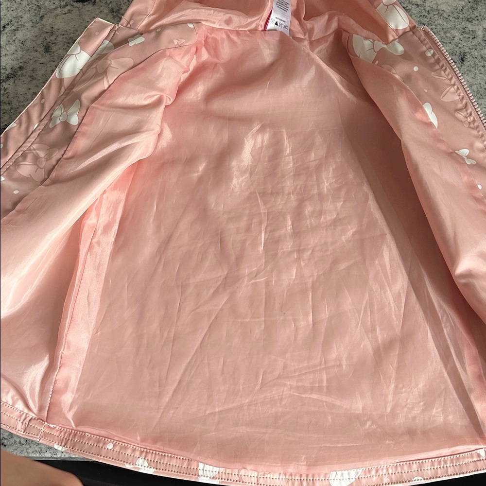 Disney‎ Minnie Mouse 3T Raincoat With Minnie Ears and bows all over jacket - Picture 7 of 8